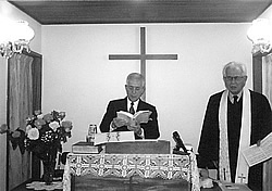 江副牧師と深佐牧師